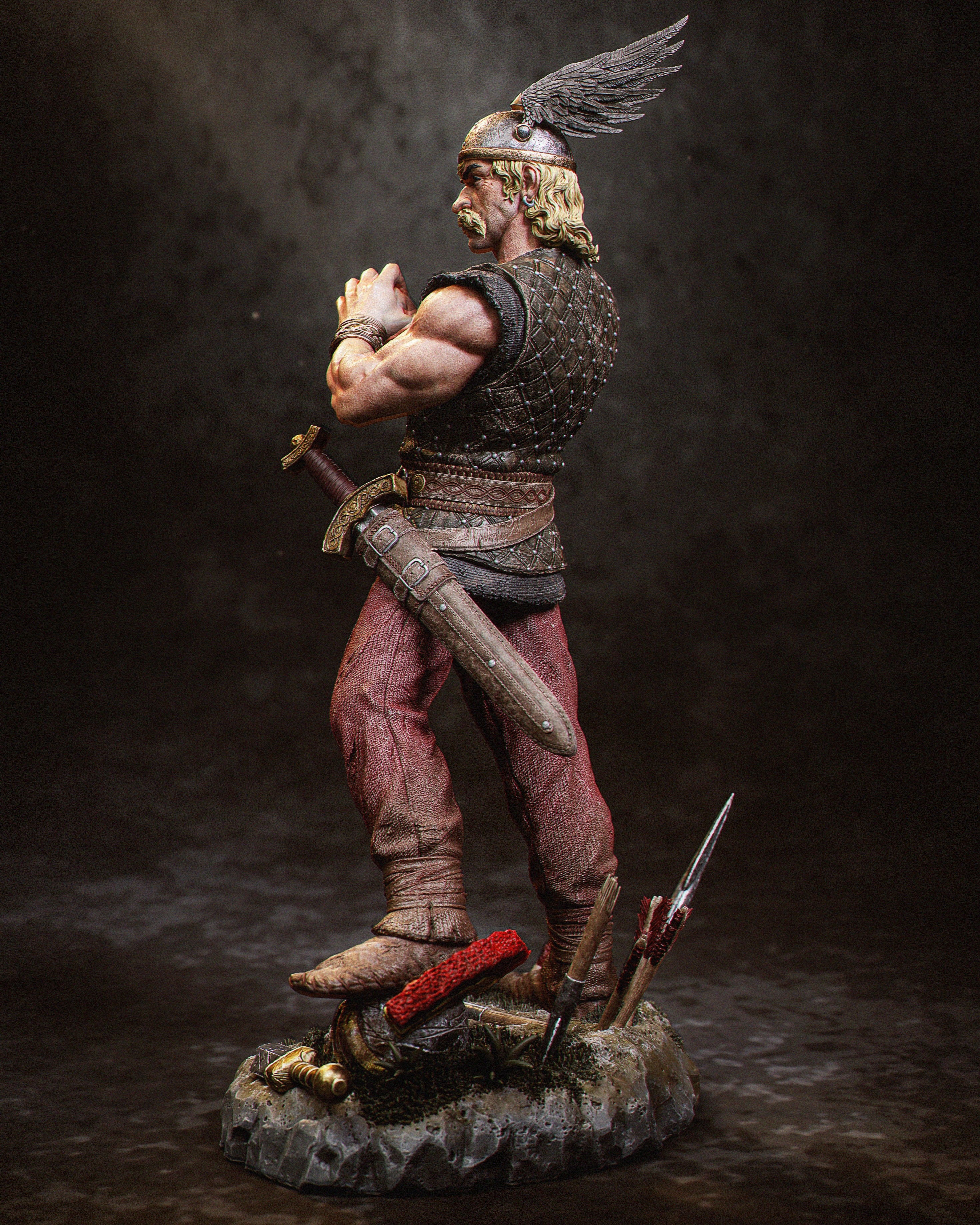 Verdant Realm Stonebearers | 1/6 Unpainted Resin Kit Model