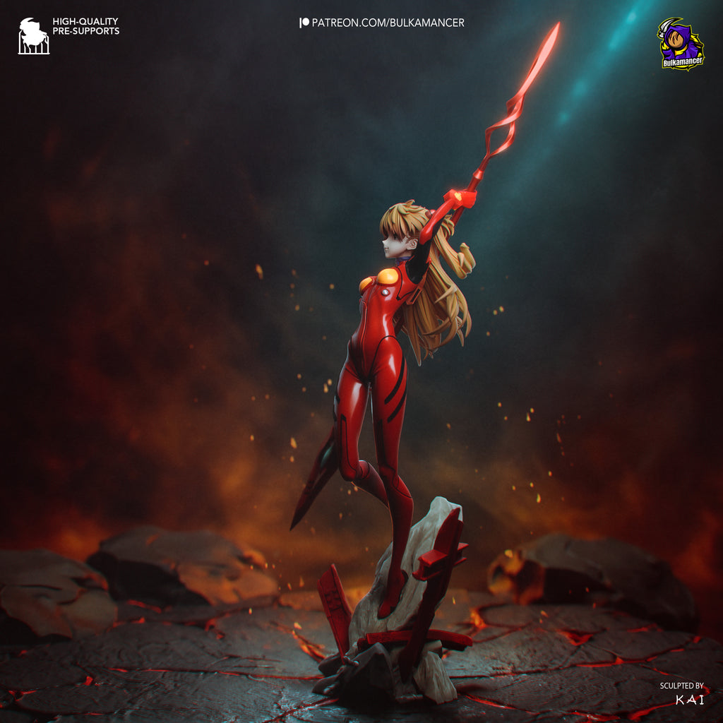 Scarlet Lance Valkyrie | 1/7 Unpainted Resin Kit Model