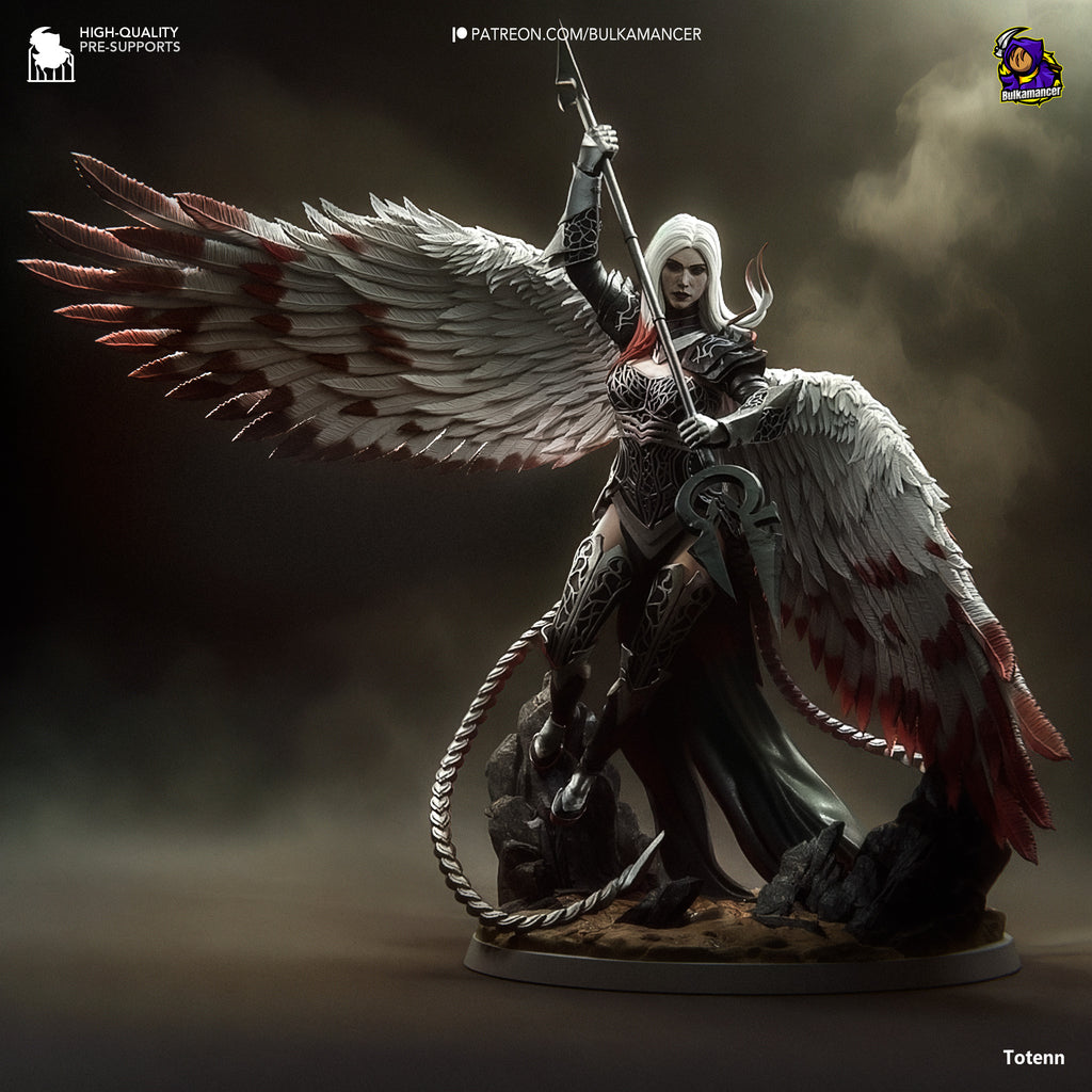 Crimson Wing Seraph | 1/8 Unpainted Resin Kit Model