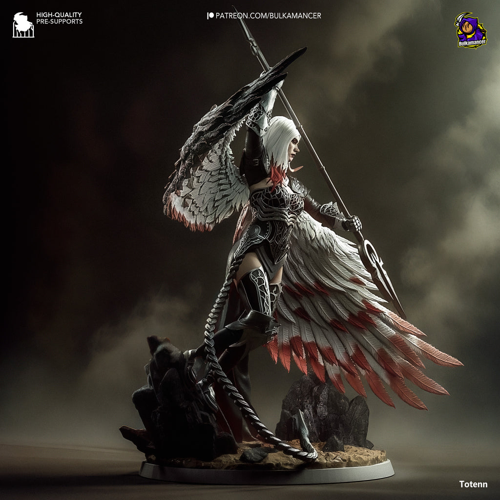 Crimson Wing Seraph | 1/8 Unpainted Resin Kit Model
