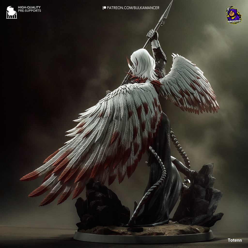 Crimson Wing Seraph | 1/8 Unpainted Resin Kit Model