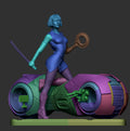 Neon Rift Blade Rider | 1/6 Unpainted/Painted Resin Figure