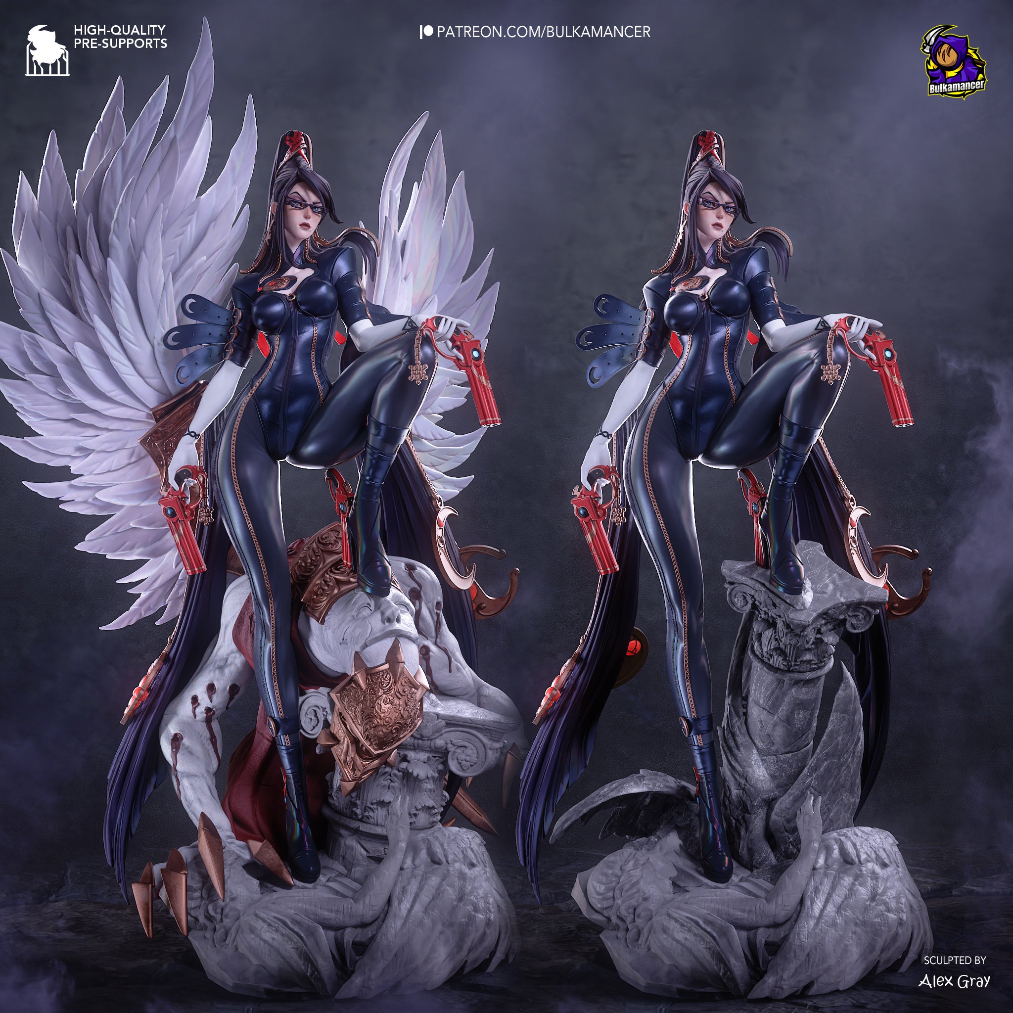 Nocturne Wing Dominion | 1/8 Unpainted Resin Kit Model
