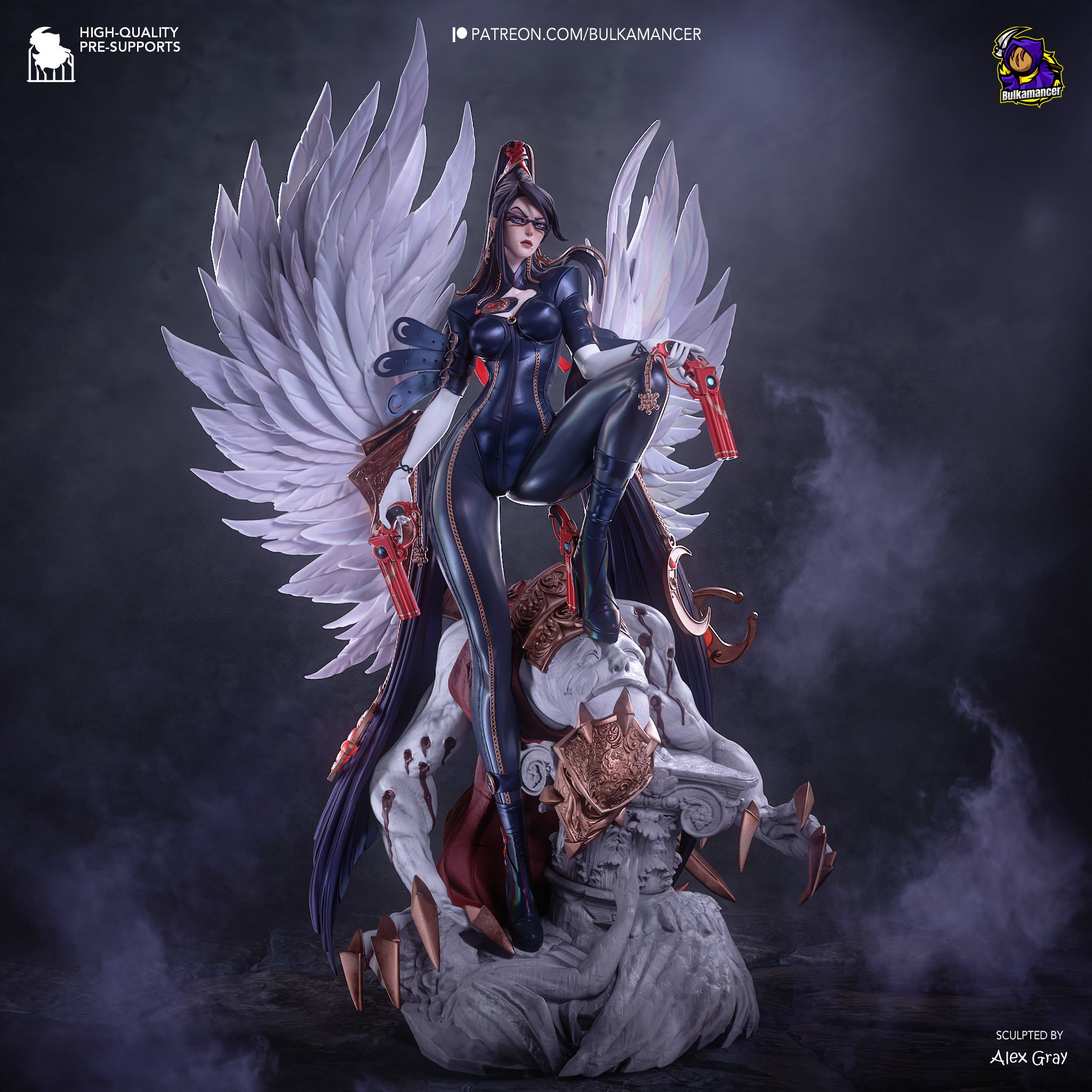 Nocturne Wing Dominion | 1/8 Unpainted Resin Kit Model