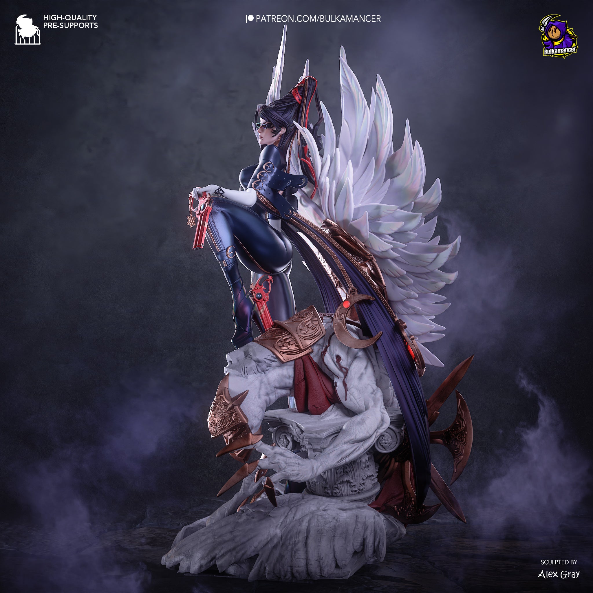 Nocturne Wing Dominion | 1/8 Unpainted Resin Kit Model