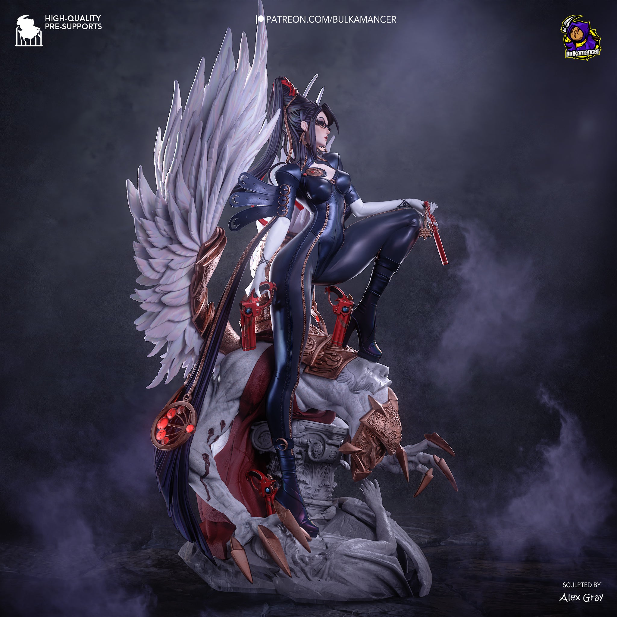 Nocturne Wing Dominion | 1/8 Unpainted Resin Kit Model