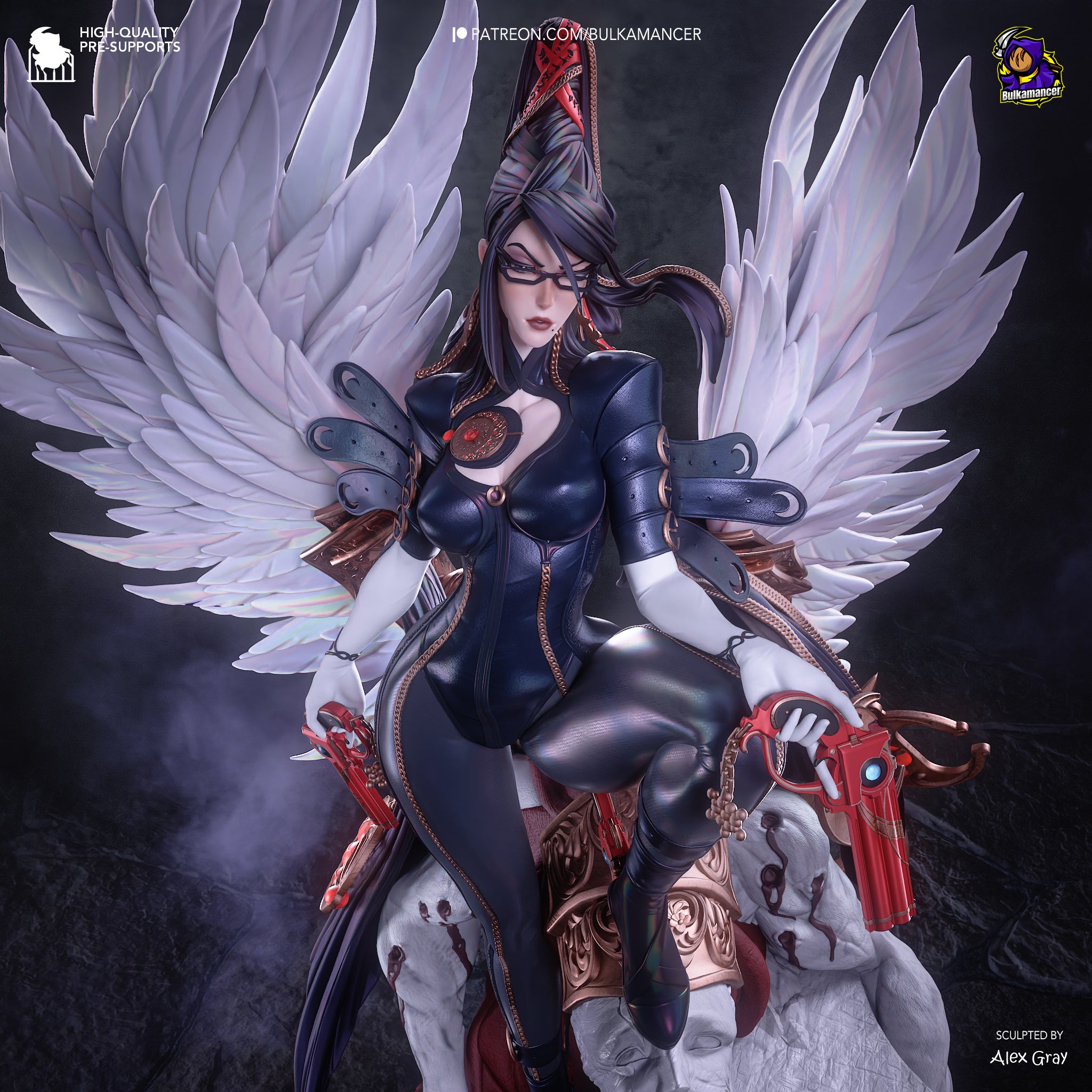 Nocturne Wing Dominion | 1/8 Unpainted Resin Kit Model