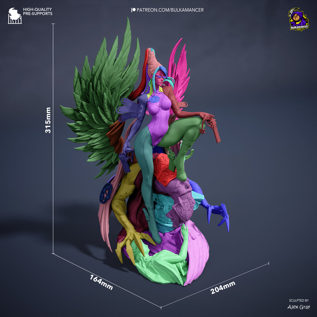 Nocturne Wing Dominion | 1/8 Unpainted Resin Kit Model
