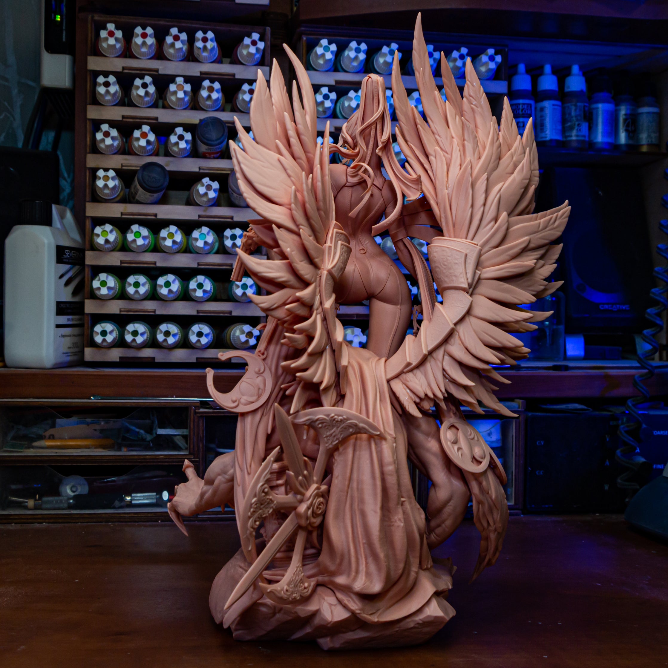 Nocturne Wing Dominion | 1/8 Unpainted Resin Kit Model