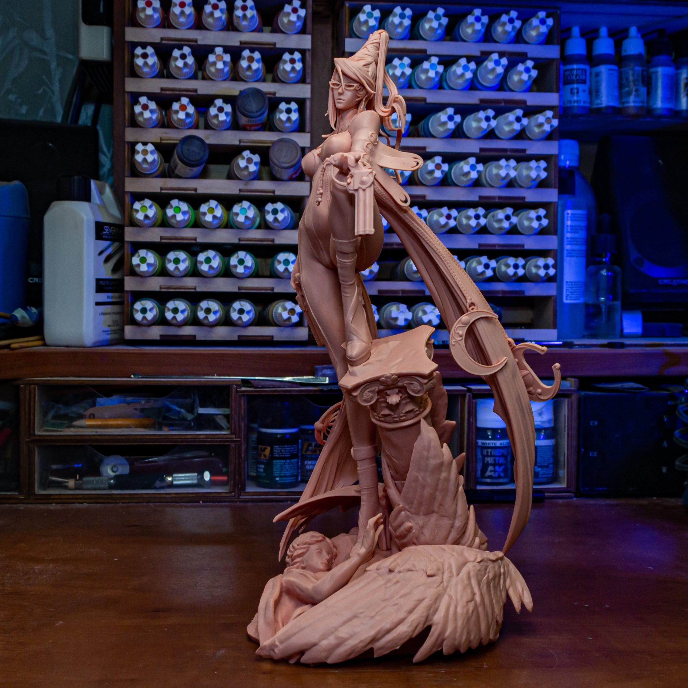 Nocturne Wing Dominion | 1/8 Unpainted Resin Kit Model