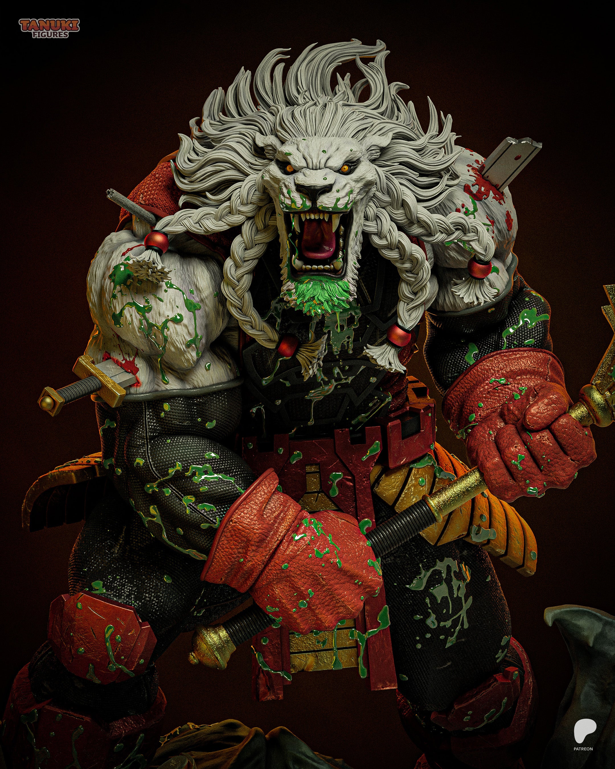Bloodfury Lionlord | 1/6 Unpainted Resin Kit Model