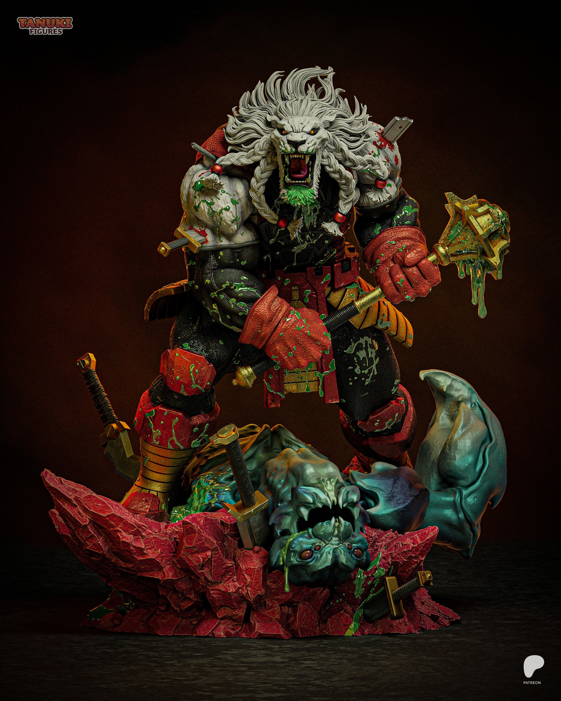 Bloodfury Lionlord | 1/6 Unpainted Resin Kit Model