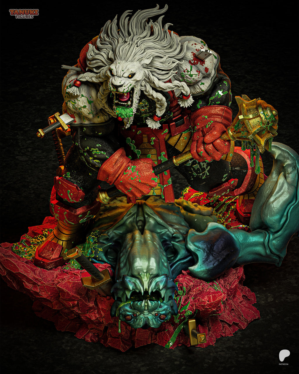 Bloodfury Lionlord | 1/6 Unpainted Resin Kit Model