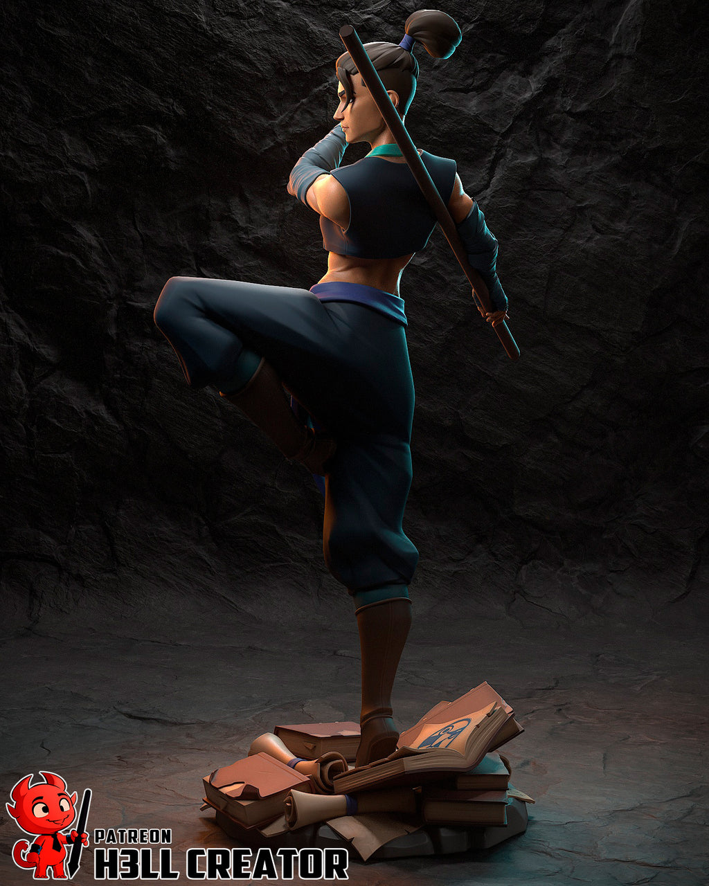 Veilstrike Martial Sage | 1/10 Unpainted Resin Kit Model