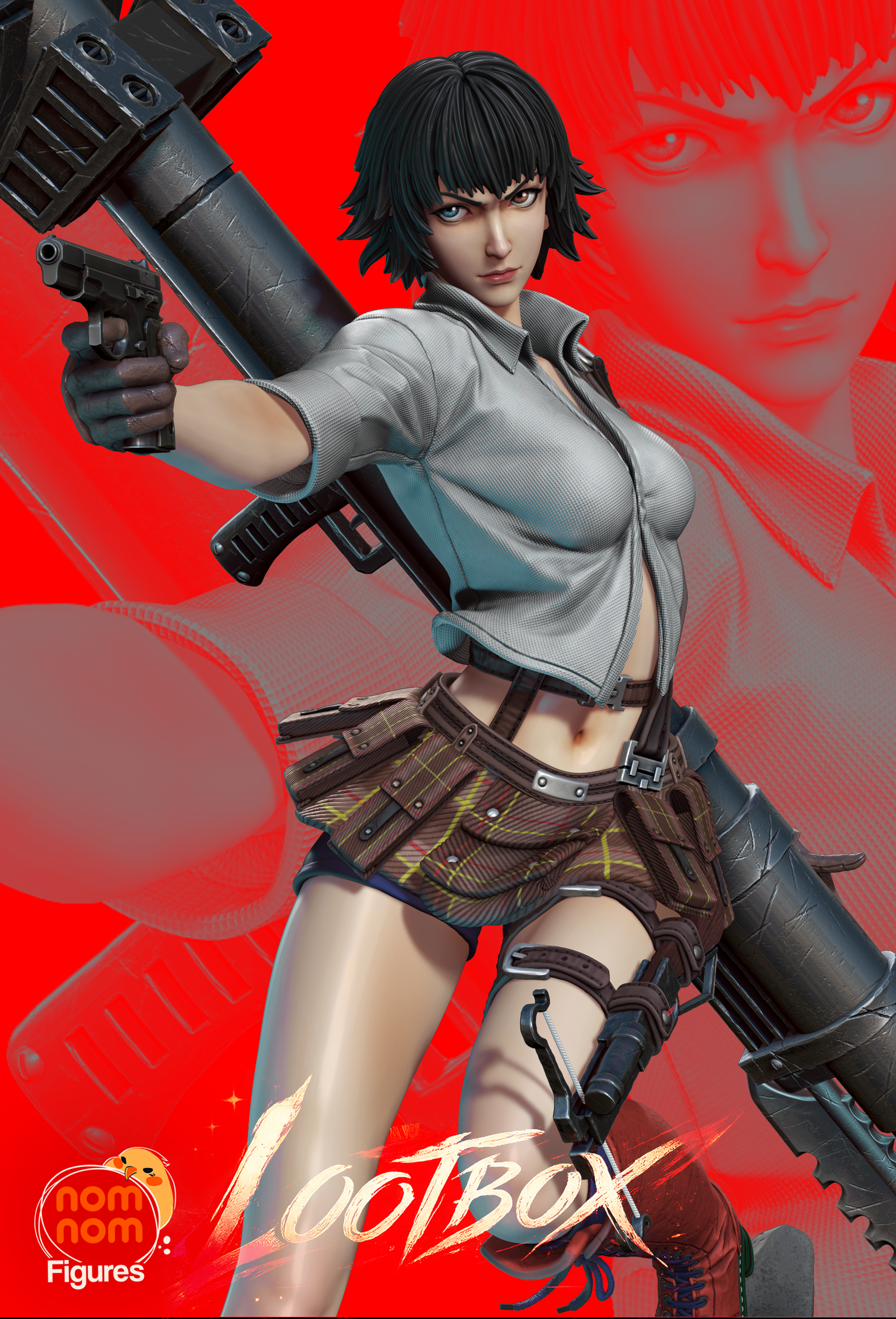 Urban Battle Pinup | 1/10 Unpainted Resin Kit