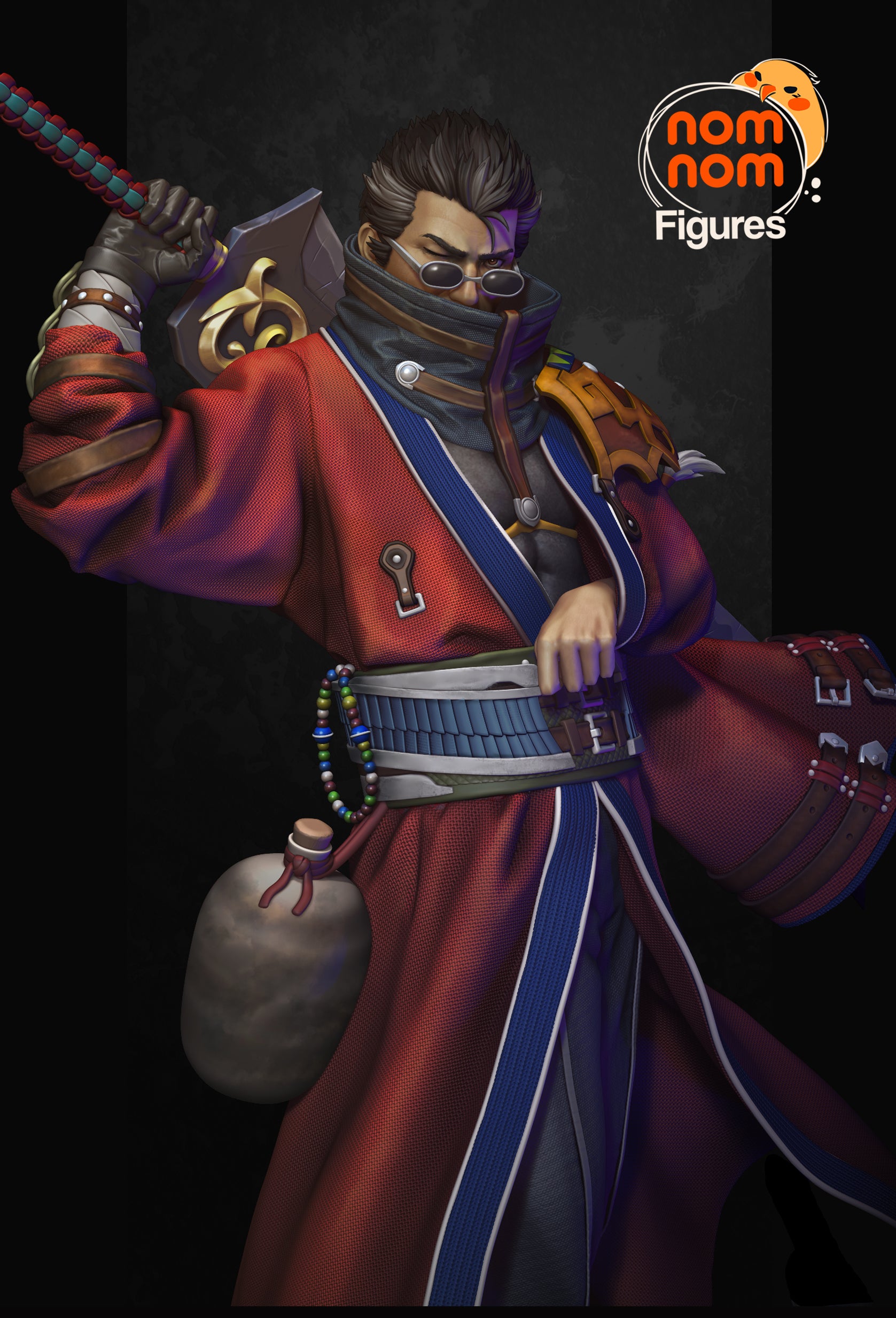 Vigilant Ronin Sentinel | 1/10 & Bust Unpainted Resin Kit Model