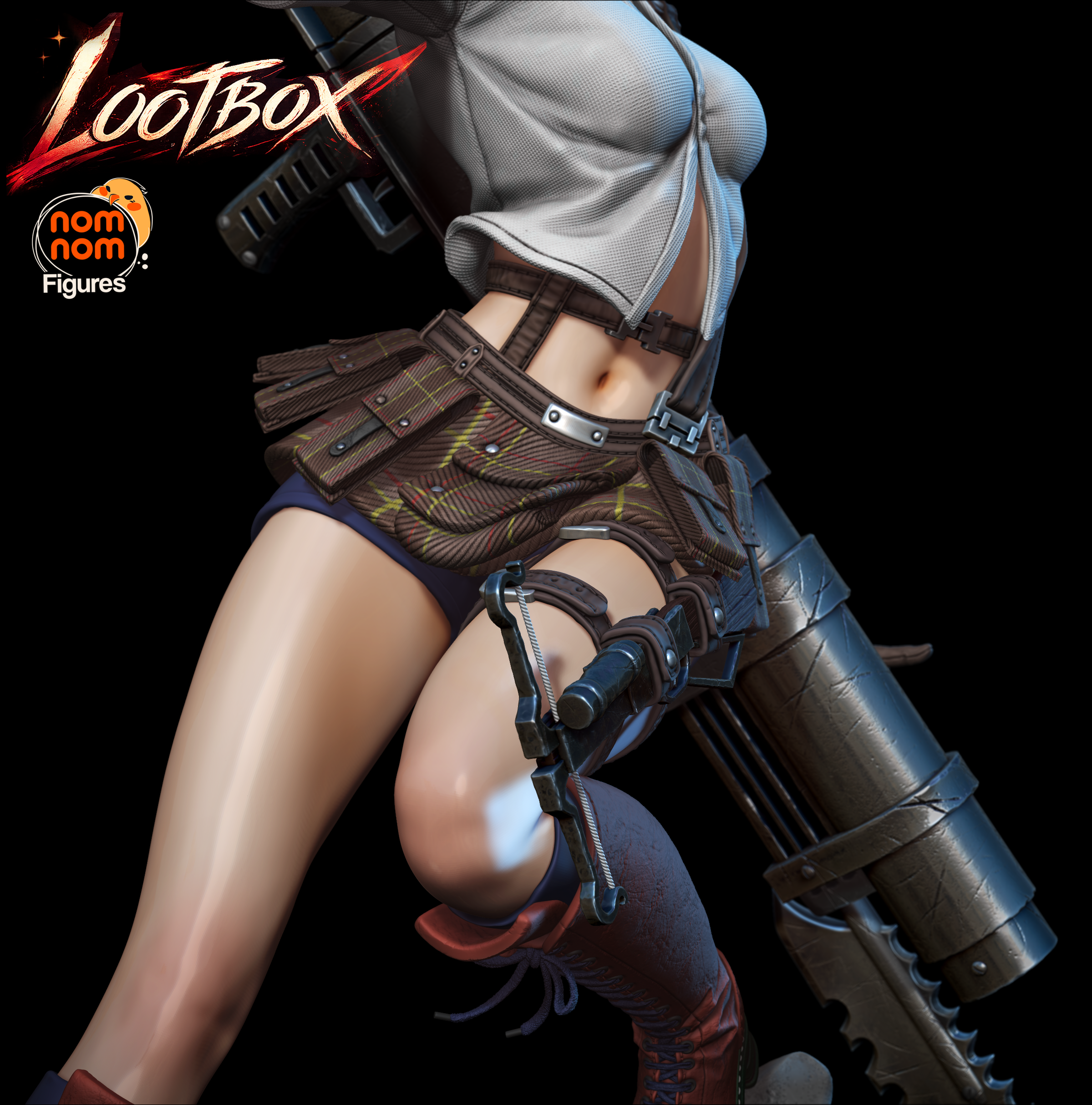 Urban Battle Pinup | 1/10 Unpainted Resin Kit