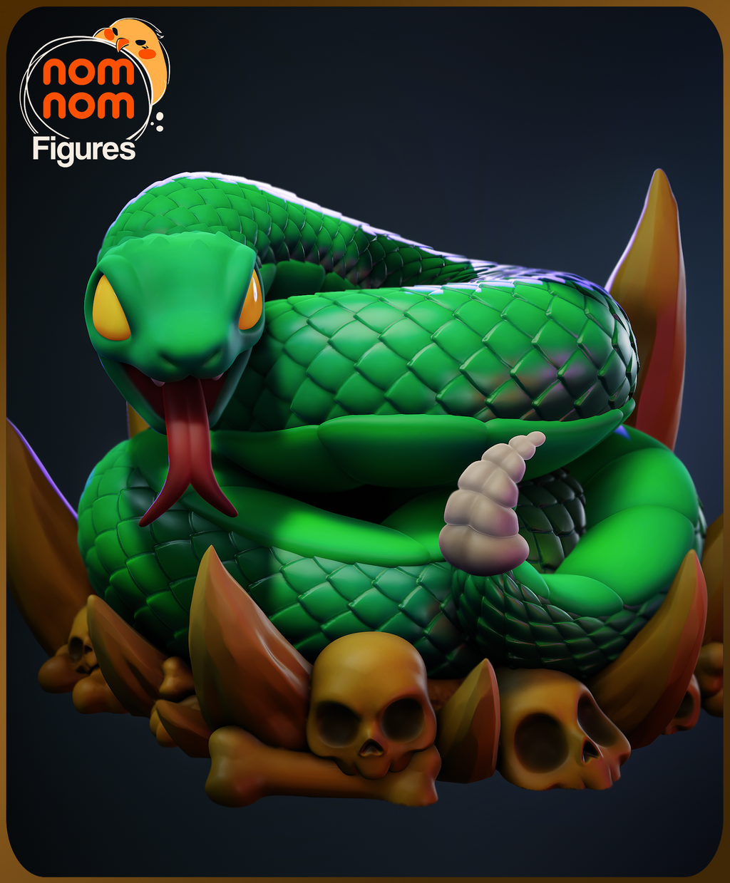 Hooded Skull Mage | Chibi Unpainted Resin Kit Model