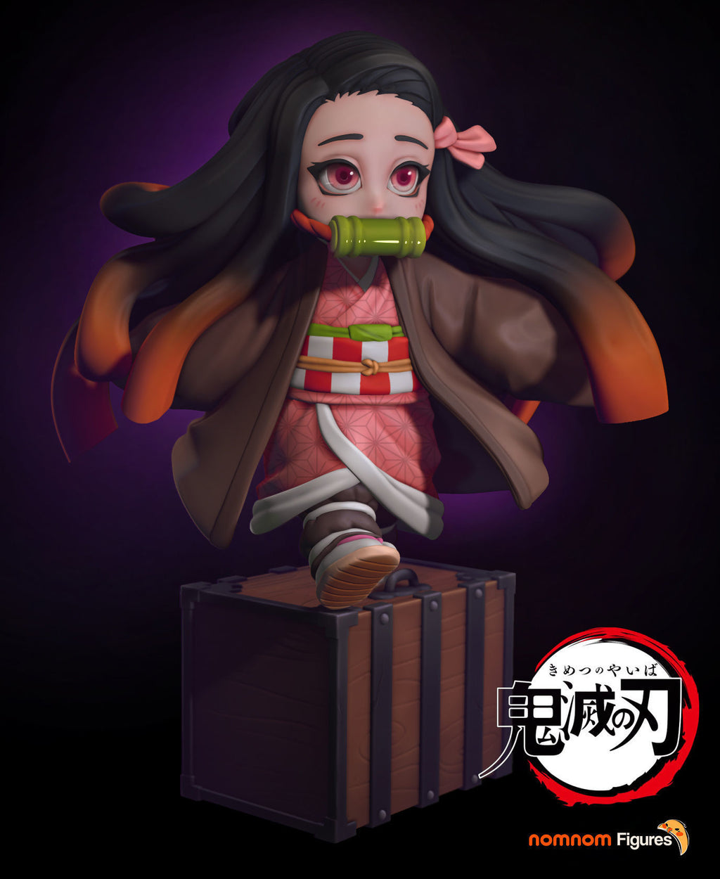 Crimson Veil Mute Sprite | Chibi Unpainted Resin Kit Model