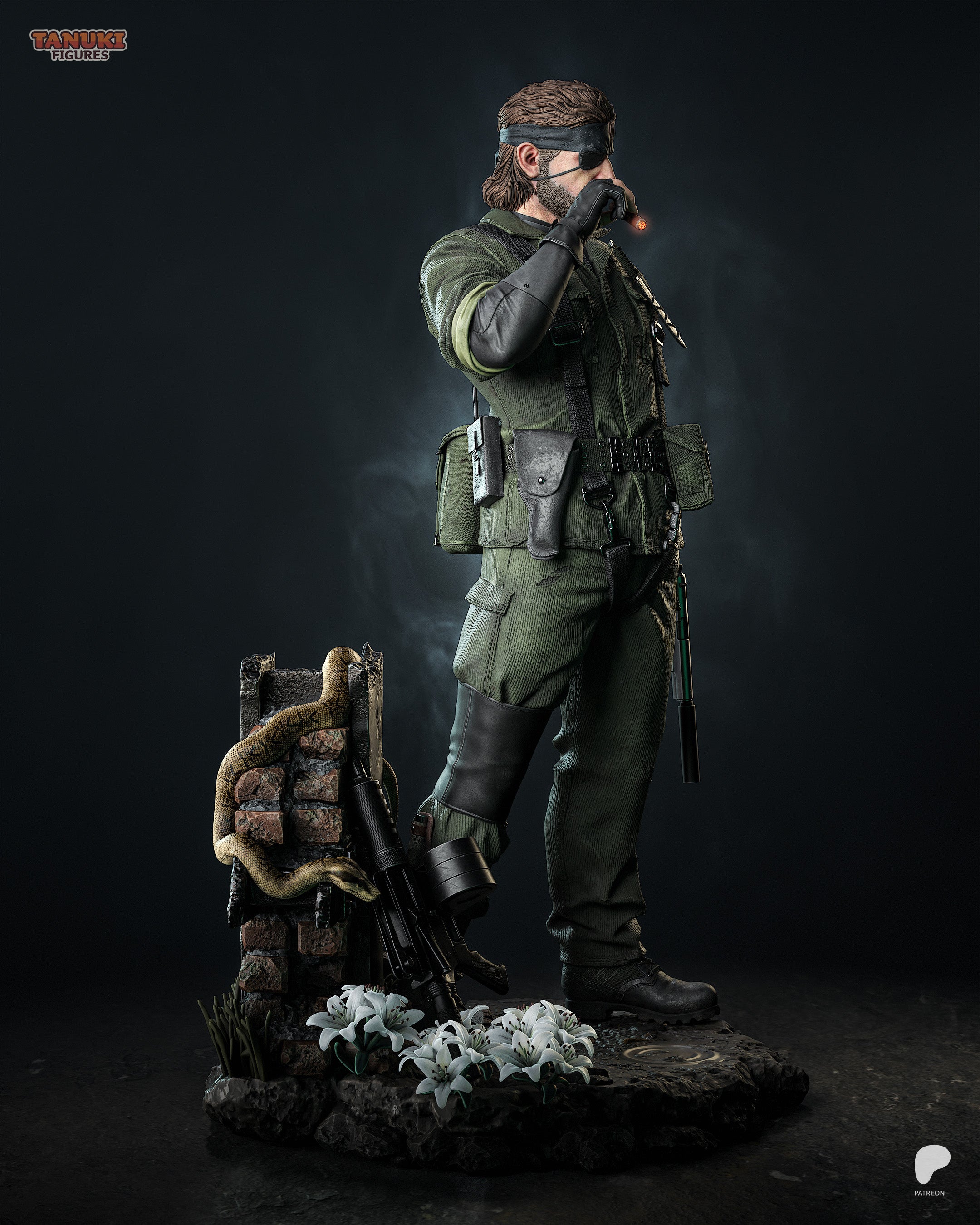 Shadow Legion Warden | 1/6 Unpainted Resin Kit Model