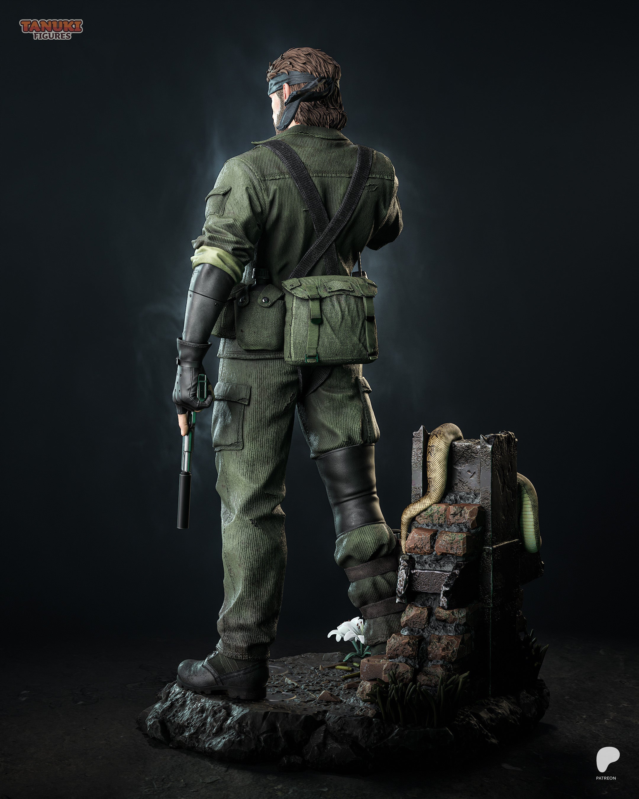 Shadow Legion Warden | 1/6 Unpainted Resin Kit Model