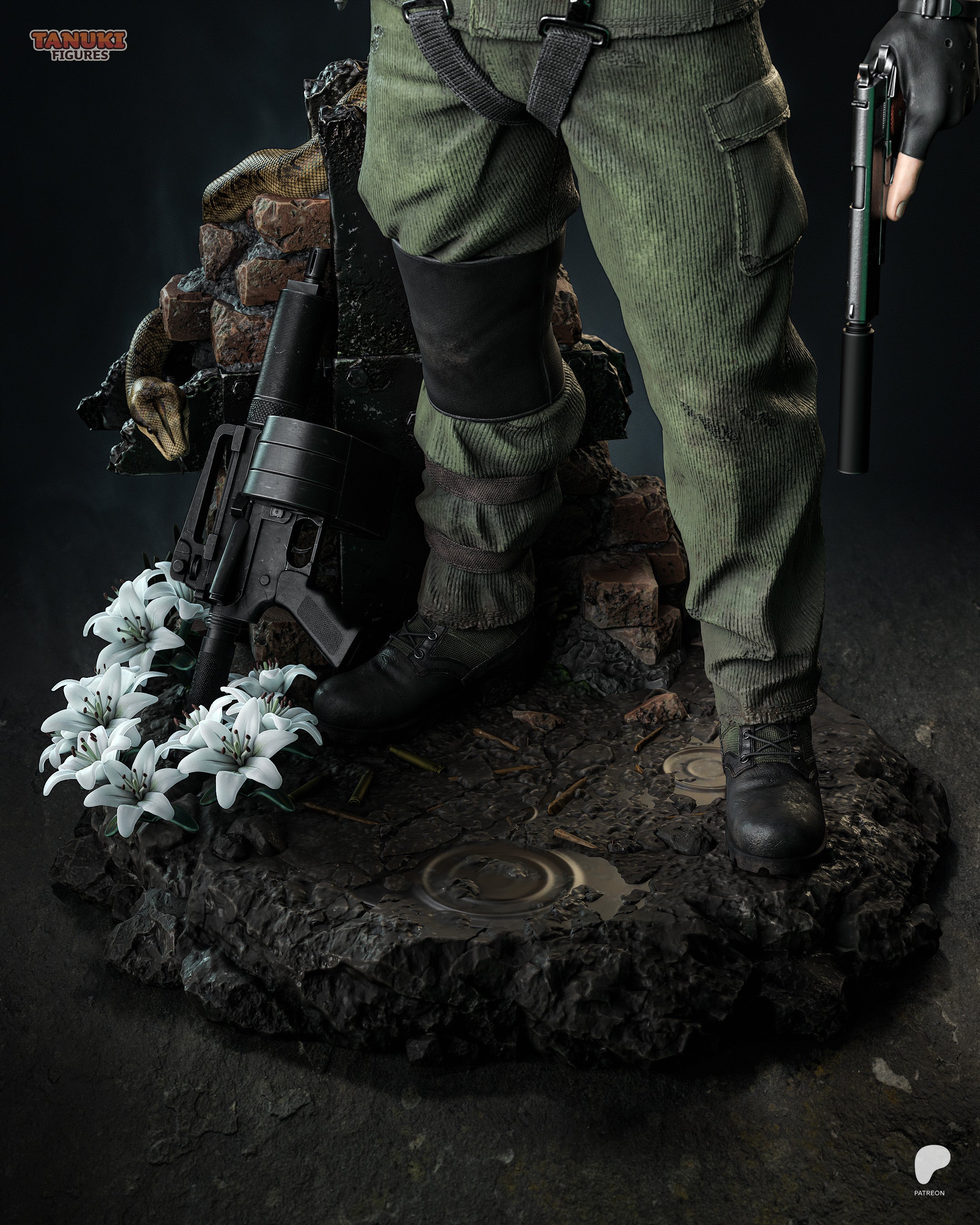 Shadow Legion Warden | 1/6 Unpainted Resin Kit Model