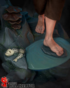 Wandering Halfling Explorer | 1/10 Unpainted Resin Kit Model