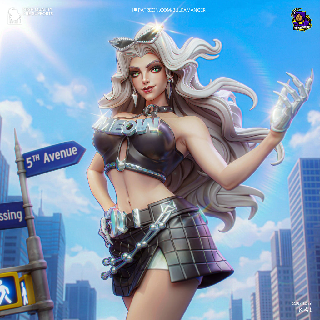 Feline Street Siren | 1/8 Unpainted Resin Kit