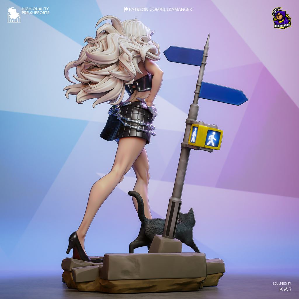 Feline Street Siren | 1/8 Unpainted Resin Kit