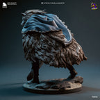 Midnight Wolf Warden | 1/8 Unpainted Resin Kit Model