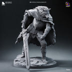 Midnight Wolf Warden | 1/8 Unpainted Resin Kit Model