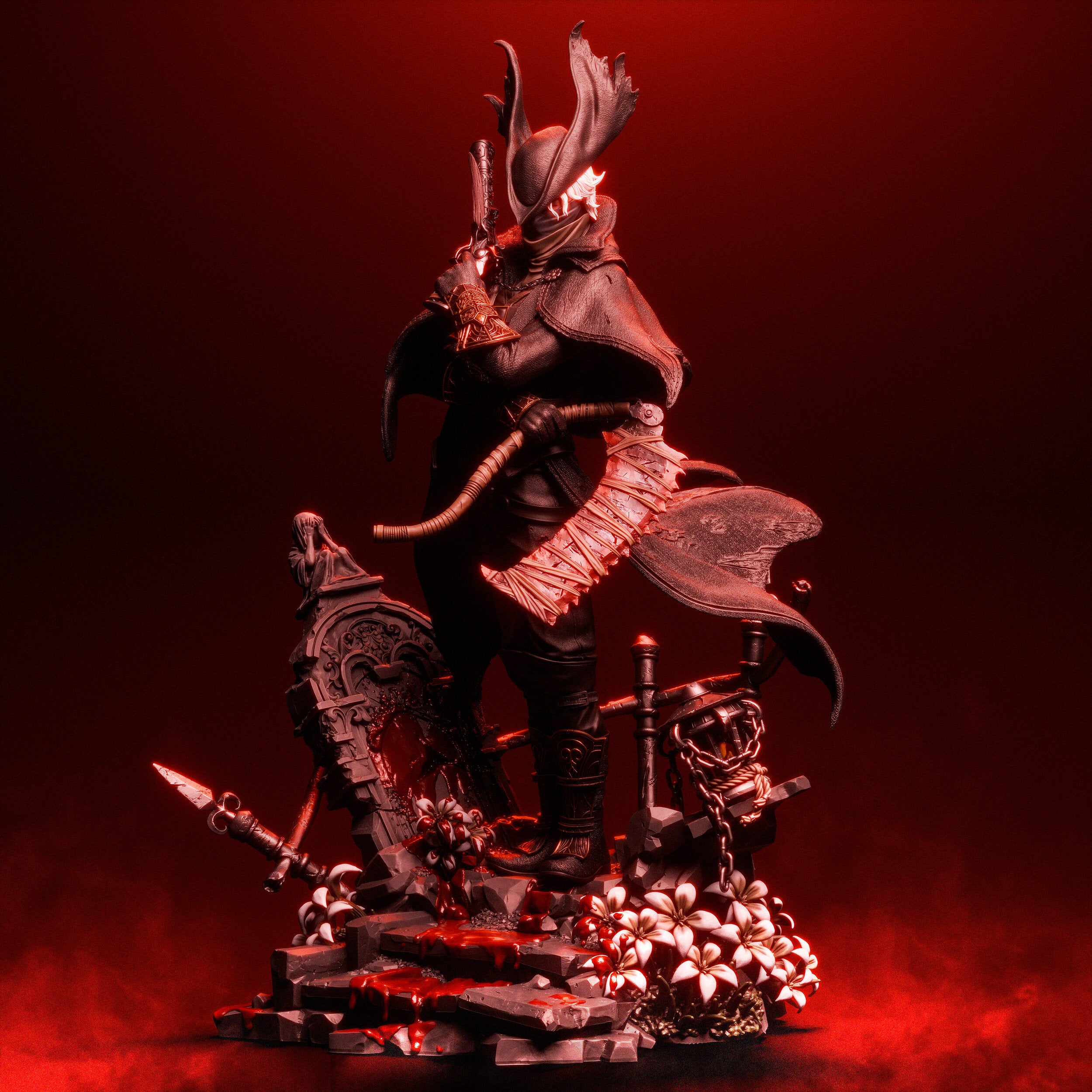 Veilwarden Eclipse Hunter | 1/6 Unpainted Resin Kit Model