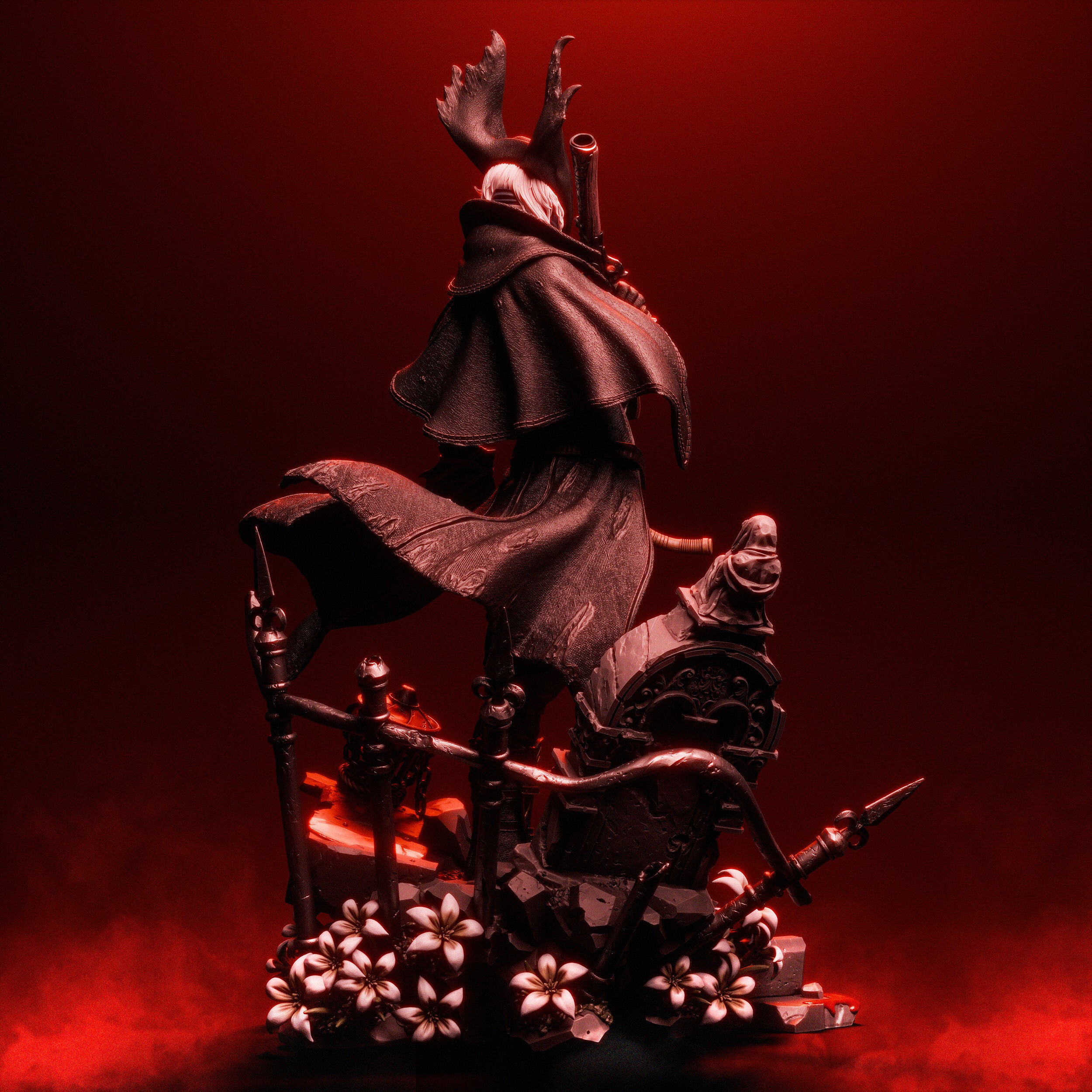 Veilwarden Eclipse Hunter | 1/6 Unpainted Resin Kit Model