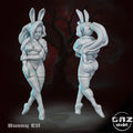 Yule Antlered Enchantress | 32mm Unpainted Resin Kit Model