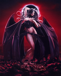 Eclipse Wing Demoness | 1/6 Unpainted Resin Kit Model