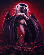 Eclipse Wing Demoness | 1/6 Unpainted Resin Kit Model