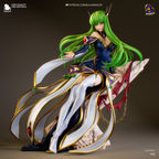 Emerald Abyss Sorceress | 1/8 Unpainted Resin Kit Model