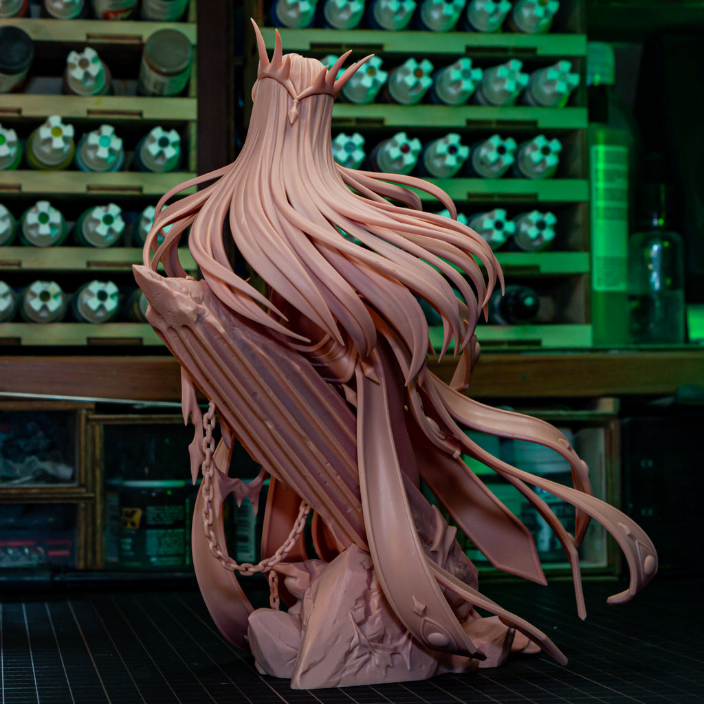 Emerald Abyss Sorceress | 1/8 Unpainted Resin Kit Model