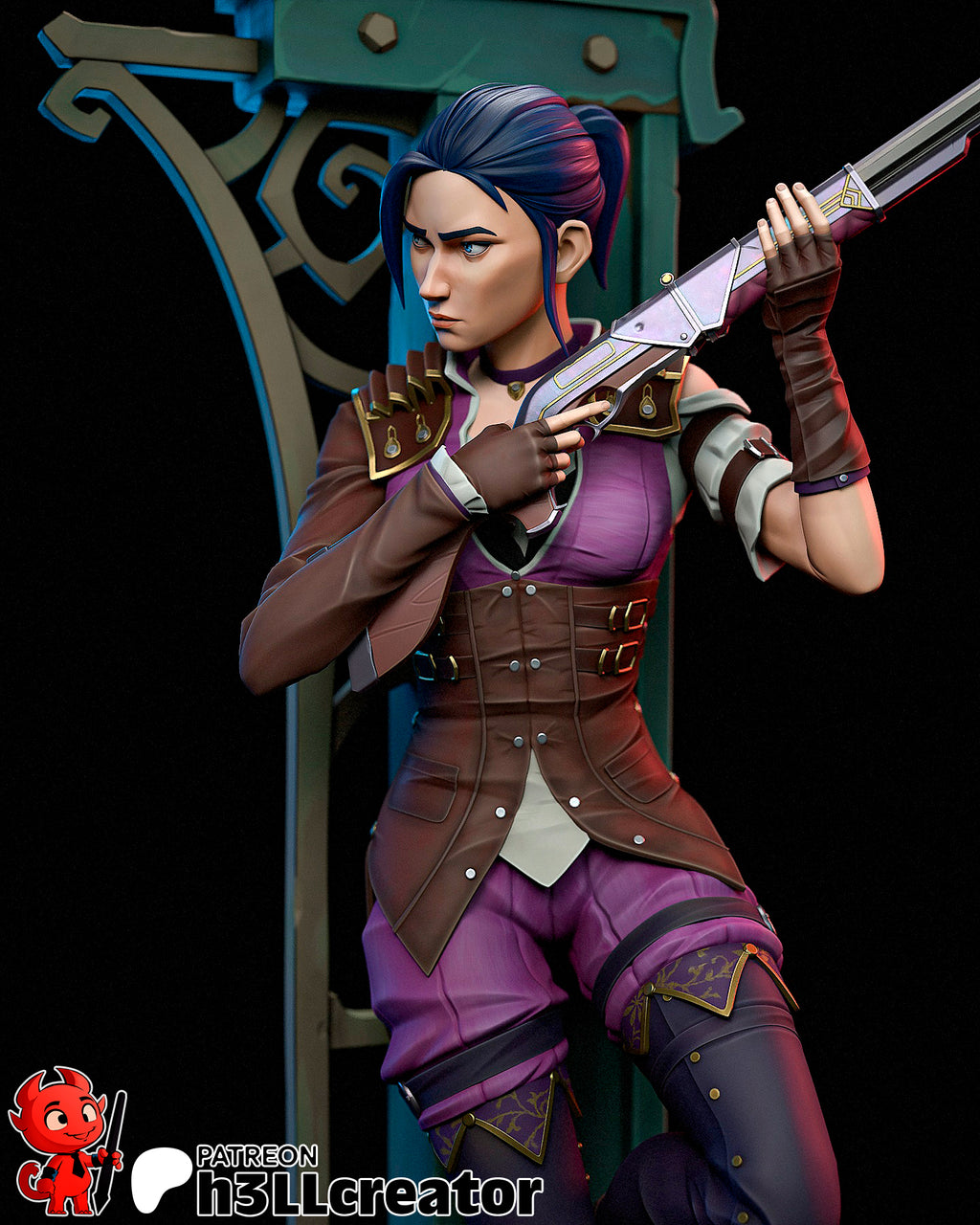 Veilshot Precision Warden | 1/12 Unpainted Resin Kit Model