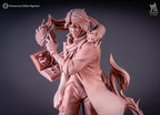 Ember Tome Arcanist | 1/7 Unpainted Resin Kit Model