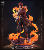 Ember Tome Arcanist | 1/7 Unpainted Resin Kit Model