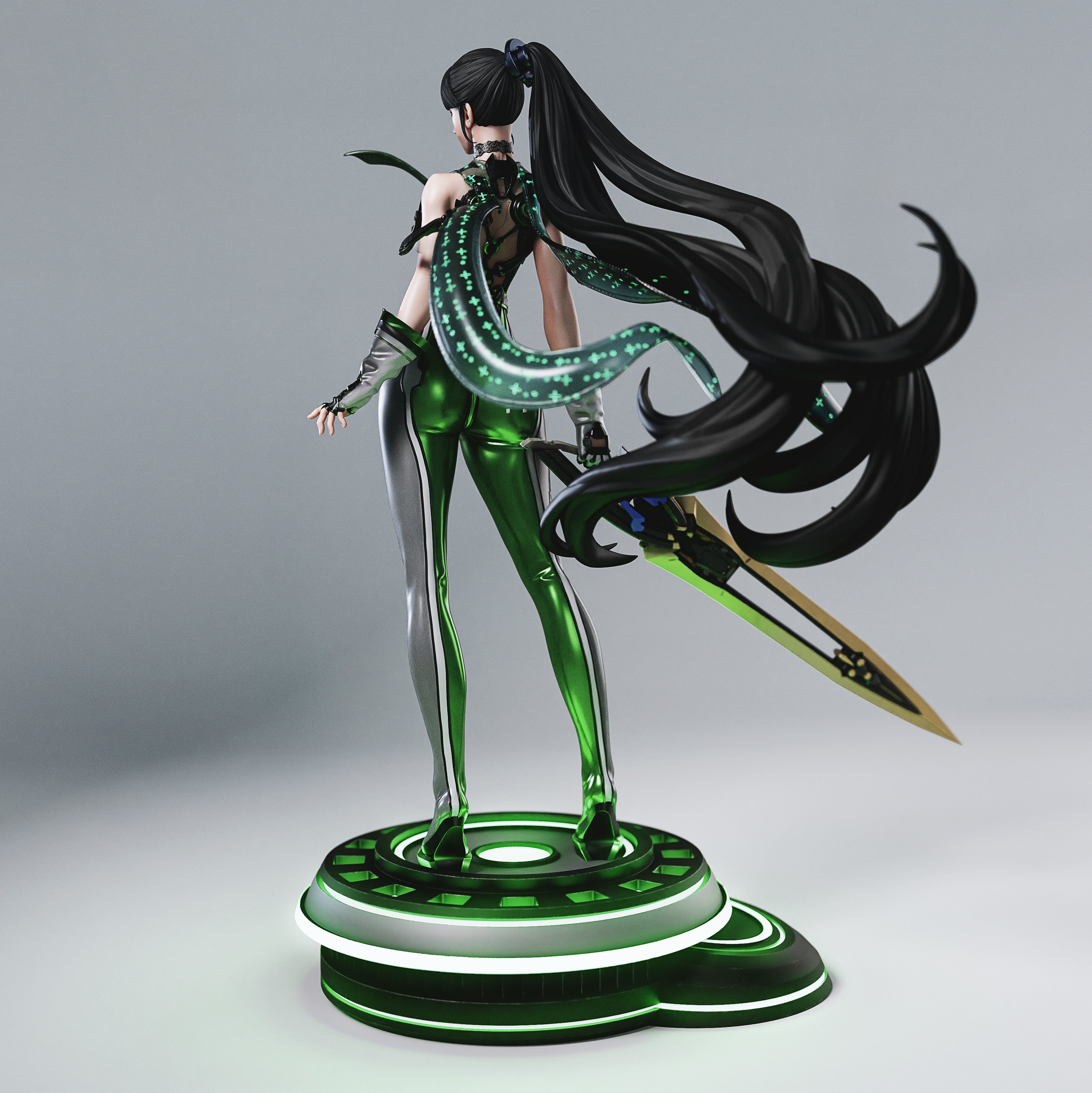 Emerald Blade Sentinel | 1/6 Unpainted Resin Kit Model