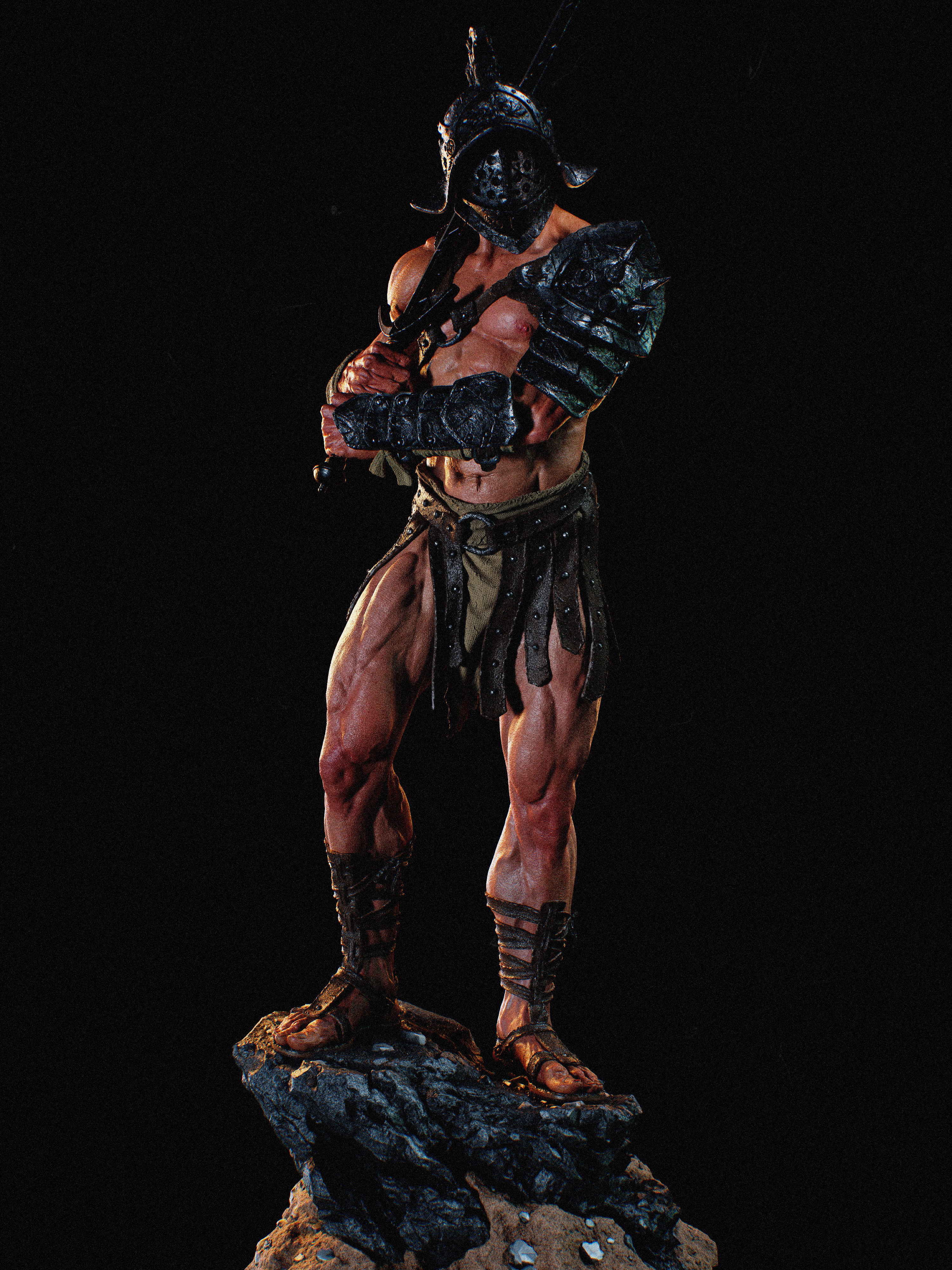 Ironfist Battle Warden | 1/6 Unpainted Resin Kit Model
