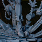 High Kick Commando Pinup | 1/8 Unpainted Resin Kit Model