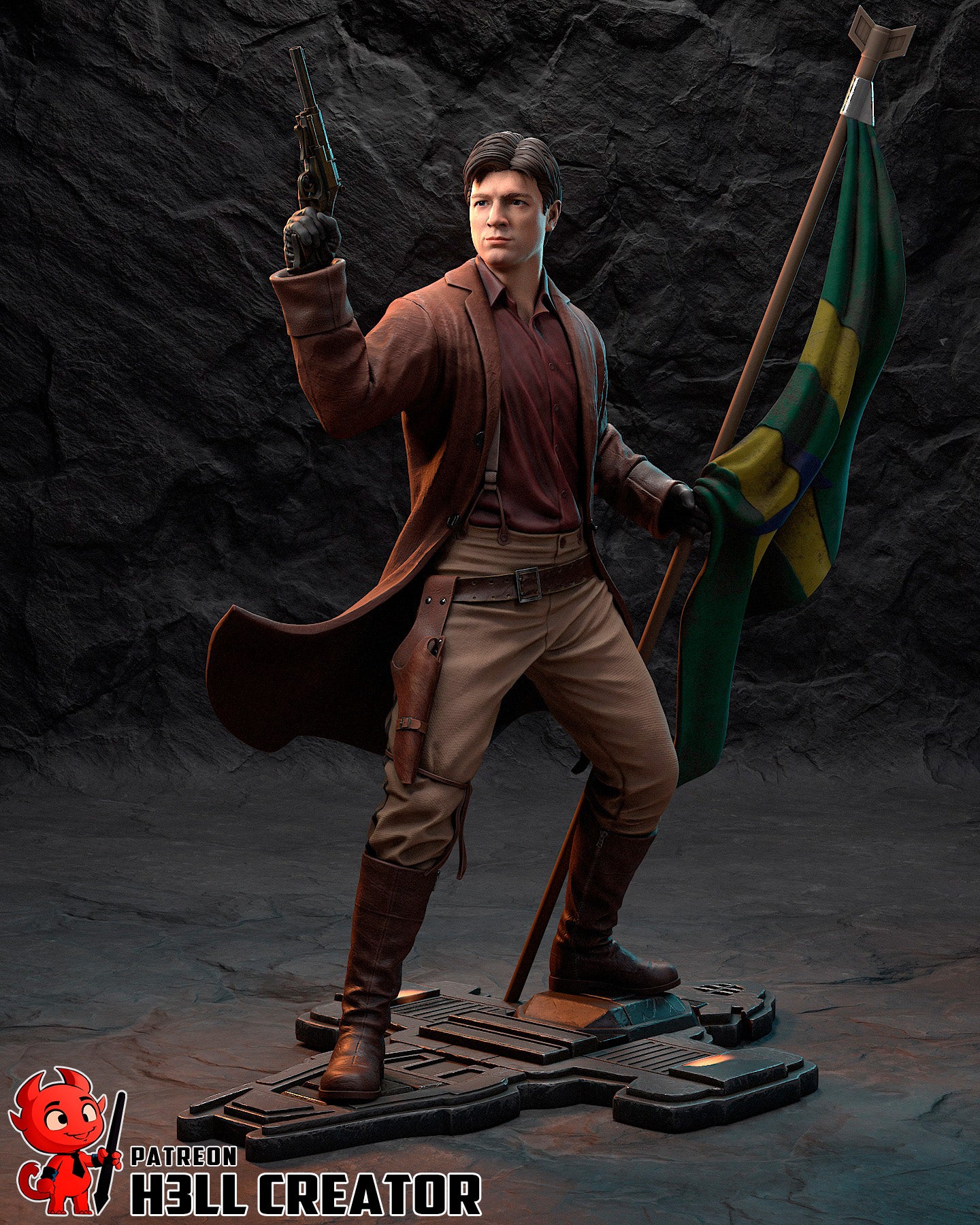 Frontier Vanguard Rebel | 1/10 Unpainted Resin Kit Model
