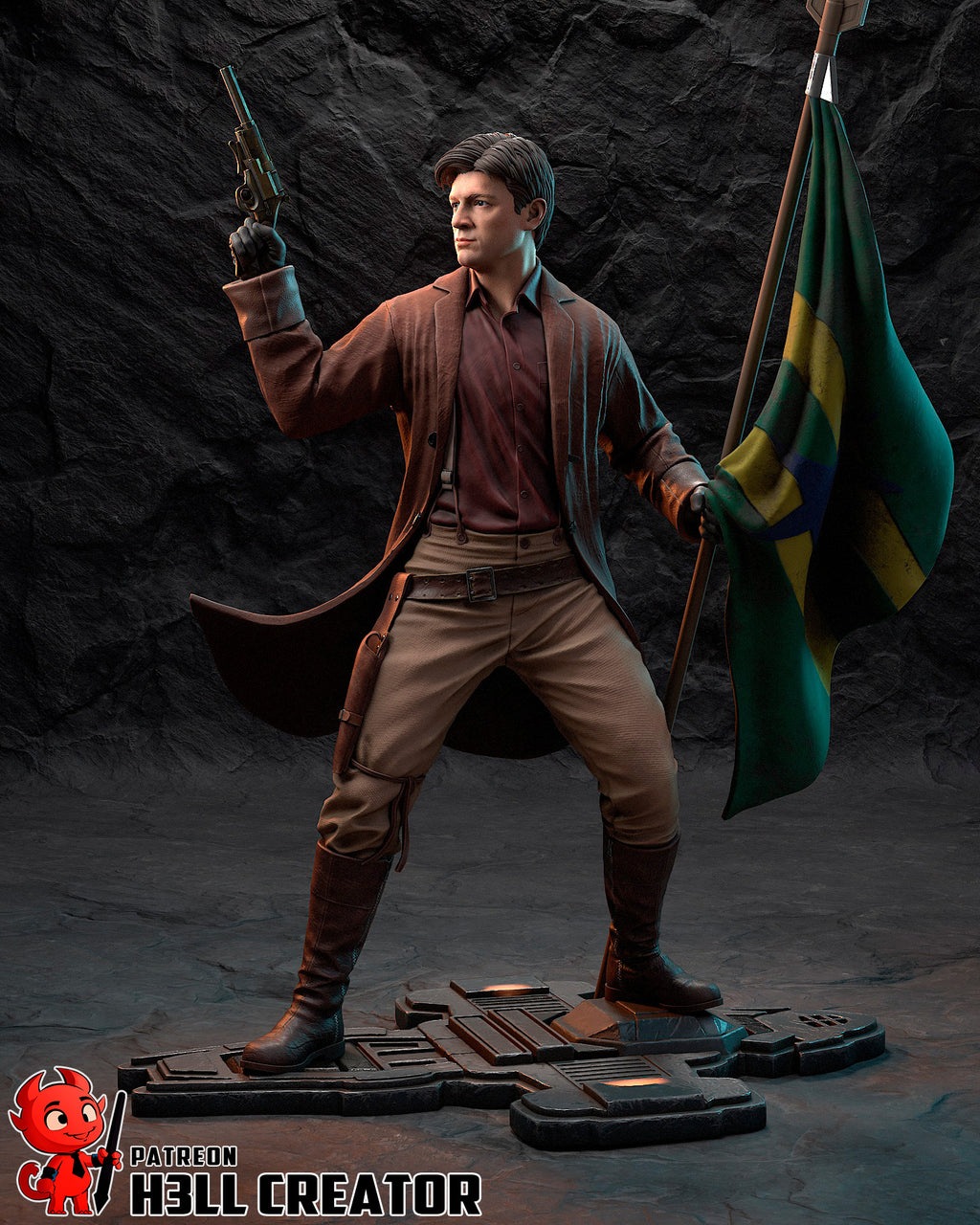 Frontier Vanguard Rebel | 1/10 Unpainted Resin Kit Model