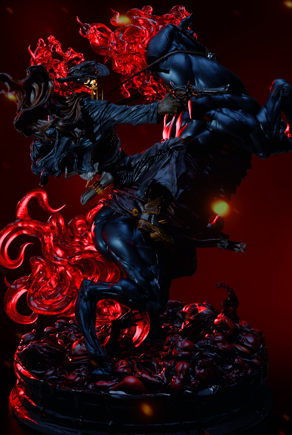 Hellfire Revenant Rider | 1/6 Unpainted Resin Kit Model