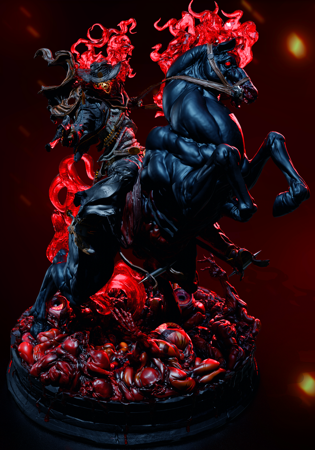 Hellfire Revenant Rider | 1/6 Unpainted Resin Kit Model