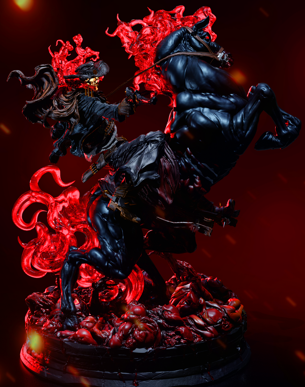 Hellfire Revenant Rider | 1/6 Unpainted Resin Kit Model