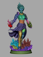 Inferno Flame Sorceress | 1/6 Unpainted Resin Kit Model